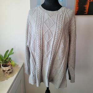 Philosophy Women’s Light Grey/Gray Soft Sweater 1X NWT Rayon Blend
